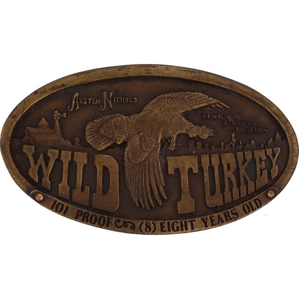 Wild turkey cheap belt buckle
