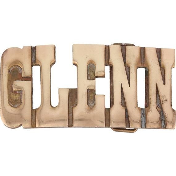 New Brass Glenn Glen Name Old School Hippie Hippy… - image 1