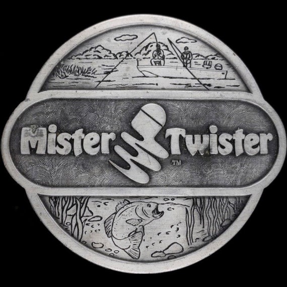 Mister Twister Fishing Lure Fisherman Fish Western 1970s Vintage