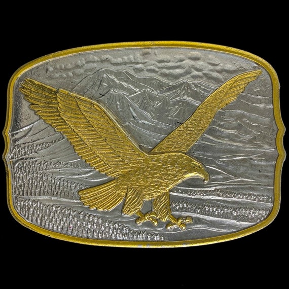 Bald Eagle Bird Patriotic Art Artwork Western Gift NOS Vintage | Etsy