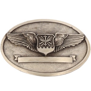 New Us Air Force Tactical 302nd Airlift Wing Usaf 1980s Nos Vintage Belt Buckle Badge