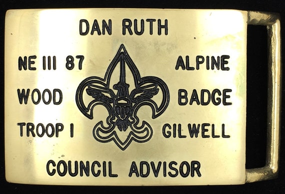Wood Badge New Belt Buckle