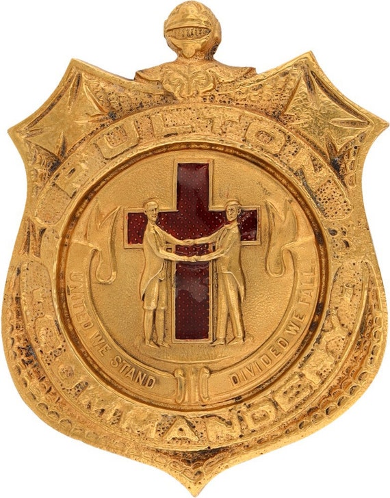Fulton Commandery Knights Templar Mason Masonic= … - image 1