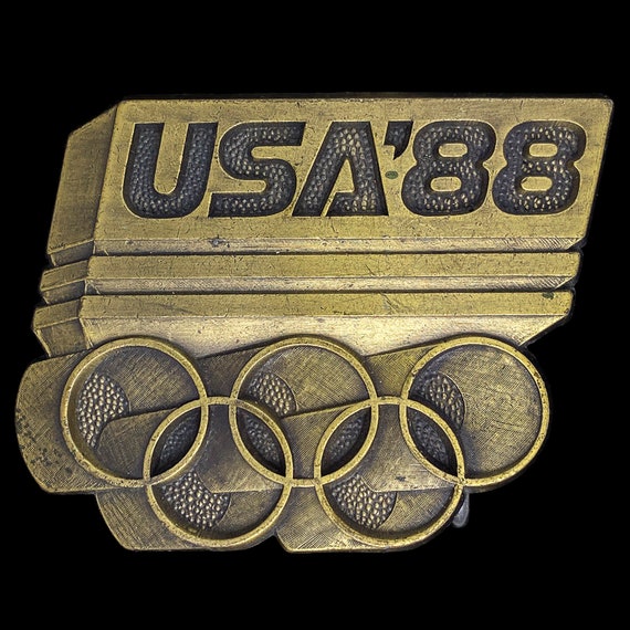 1988 Olympic Rings Team Usa Seoul Korea 88 Rare 19