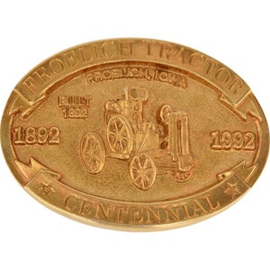 Ih Ihc International Case Harvester Tractor Farm Equipment NOS Vintage Belt Buckle Agricoltura JI Ag Mccormick Farmall
