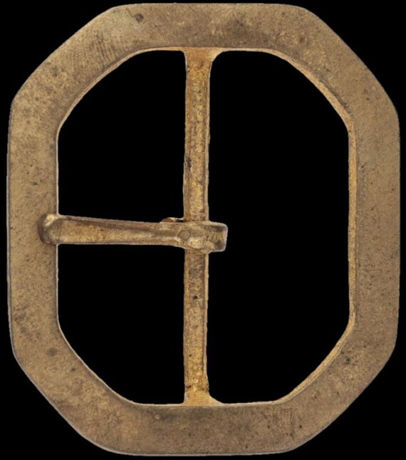 Brass Hand Cast Openwork Geometric Studio Accesso… - image 3