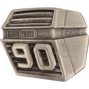 Ji Case 90 Row-Crop Tractor Agricultural Equipment Fibbia per cintura vintage anni '80