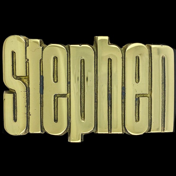 New Brass Stephen Steve Steven Personalized Name … - image 1