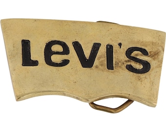 Vintage Levi Strauss Belt Buckle - Etsy Vintage Levi Strauss Belt Buckle - Etsy