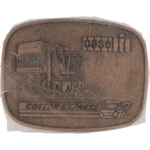 Nos Case Ih 1800 Series 1844 Cotton Picker Cih Express Vintage Belt Buckle Farm Ihc Agri King 1570 Attrezzatura agricola Farmall