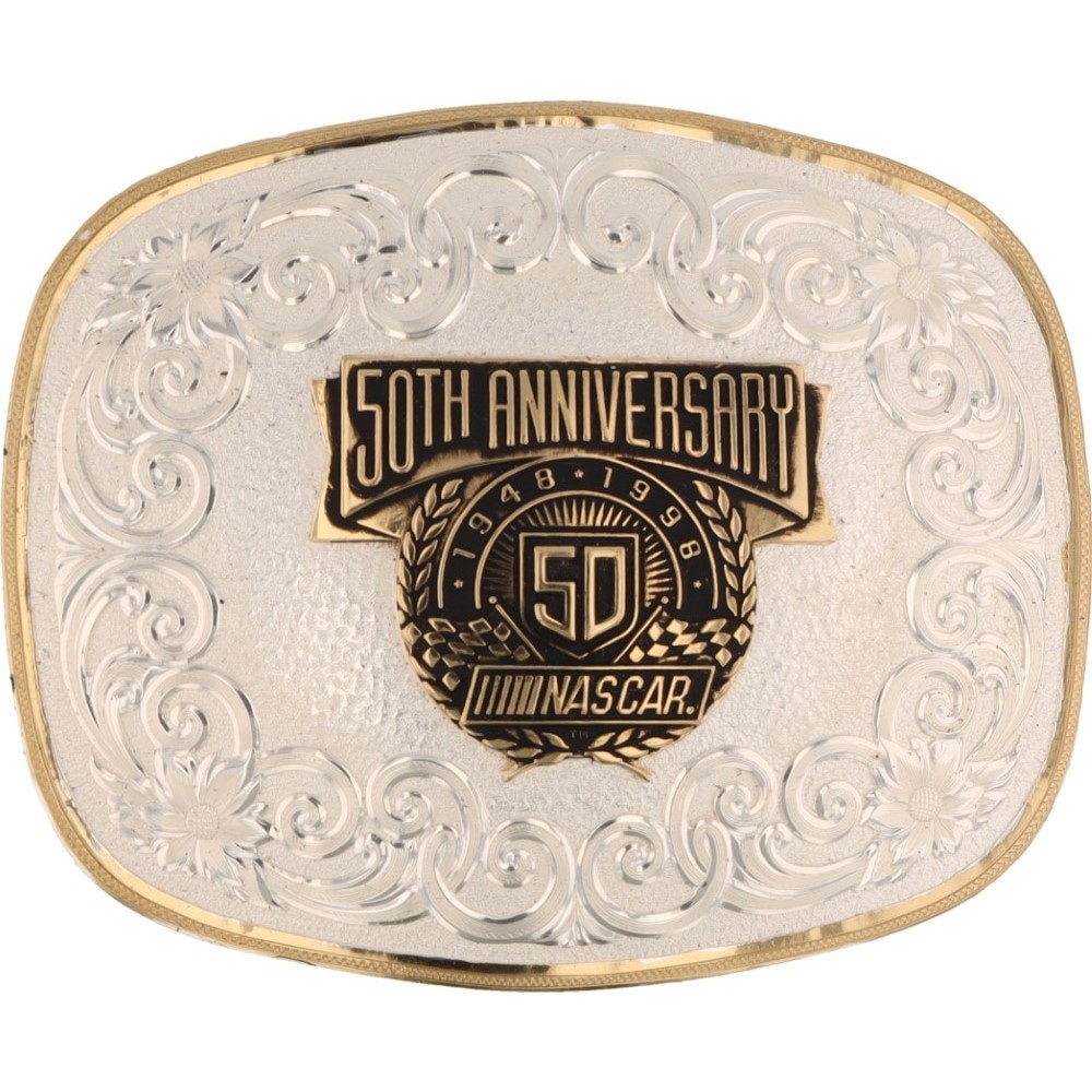 Silver P Nascar 50th Ann Montana Silversmiths Car Racing NOS Vintage Belt Buckle Cars Daytona Indianapolis Talladega Charlotte Etsy