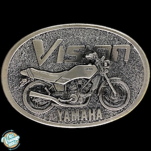 Yamaha Vision XZ 550 Touring Motorcycle Biker Bike Classic Gift 1970s NOS Vintage Belt Buckle Mens Man Buckles