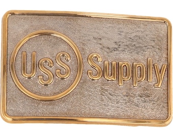 Uss Us United States Steel Supply Mill Indiana Steelworkers Nos Vintage Belt Buckle America Usw Steel Worker Union Indiana