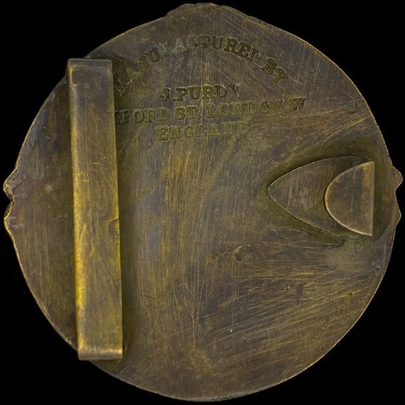 Brass 7th Cavalry Rough Riders Civil War Military 1970s NOS Vintage Belt  Buckle Veteran Reenactor Collector Republican President Roosevelt - Main Image