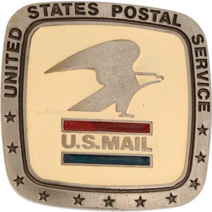 Servicio Postal de los Estados Unidos, Empleado Postal, Cartero, Hombre, Números de los años 80, Hebilla de cinturón vintage, Cartero, Jefe de Correos, Empleado de los Estados Unidos, Hombre, Correo