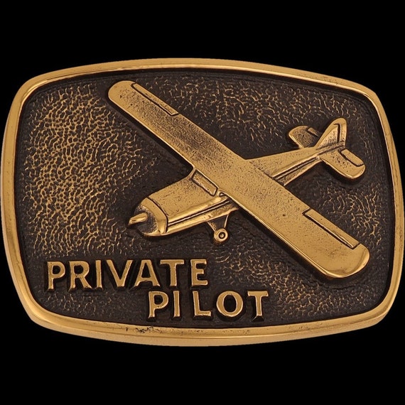 Brass Private Pilot Aviation Airplane Plane Cessn… - image 3