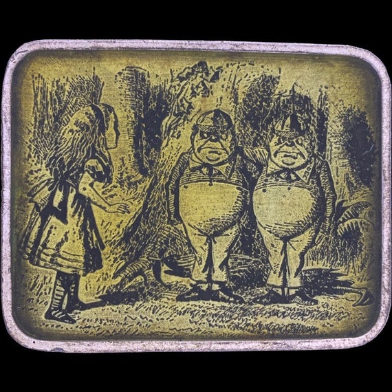 Alice in wonderland belt cheap buckle