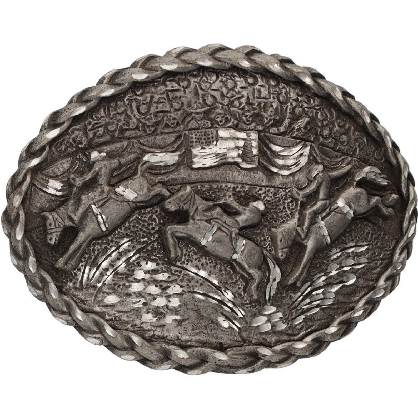 Bucking Bronc Bronco Horse Rider Rodeo Cowboy Western 1990s Vintage ...