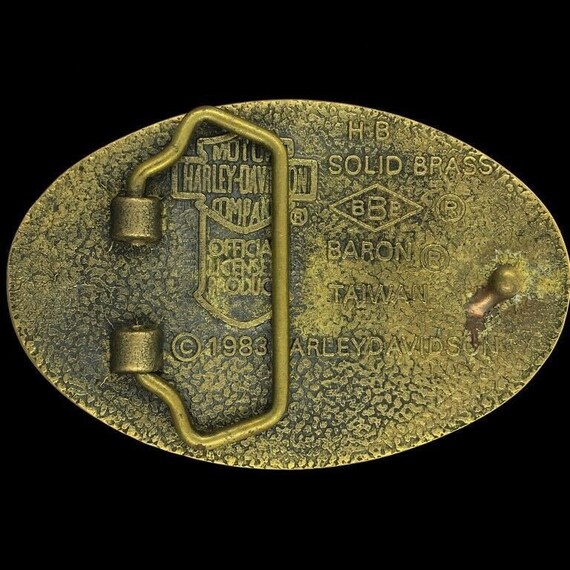 1980s Harley Davidson Genuine Parts Motorcycle Biker … Gem