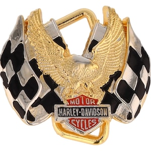 New Sm Harley Davidson Motorcycle Eagle B&S Logo 1980s Nos Vintage Belt Buckle Sportster Flh Xlch Panhead Shovelhead Ironhead Bike Kids