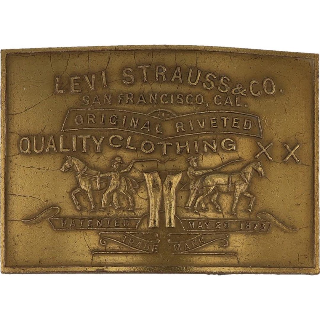 稀少 非売品 50s- Levi's advertising brass tag 稀少 非売品 50s- Levi's advertising brass tag 稀少 非売品