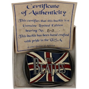 The Beatles Uk Flag - Etsy