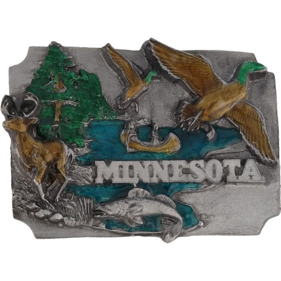 New Minnesota Mn State Buck Deer Fishing Duck Hun… - image 1