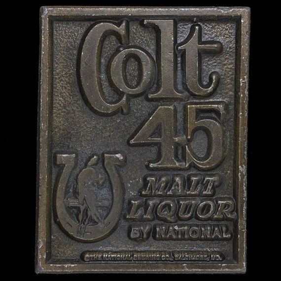 Colt 45 bière Macho Man Réfrigérateur/Boîte à outils aimant AD 