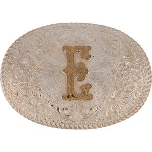 Nueva hebilla de cinturón vintage con inicial de letra P E plateada, nombre Ed, Edward, Eddie, Edwin, Evelyn, Eve, Ernesto, etiqueta estilo hippie retro con burbujas y barra con letras