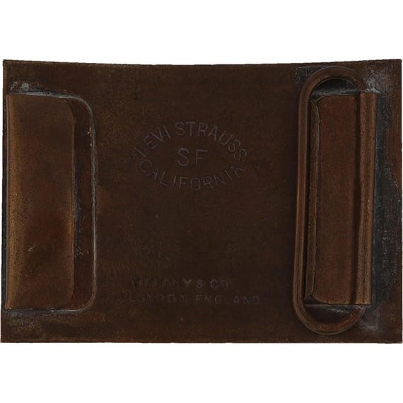 Brass Levi Strauss Levis Denim Blue Jeans California Cowboy  display picture 3