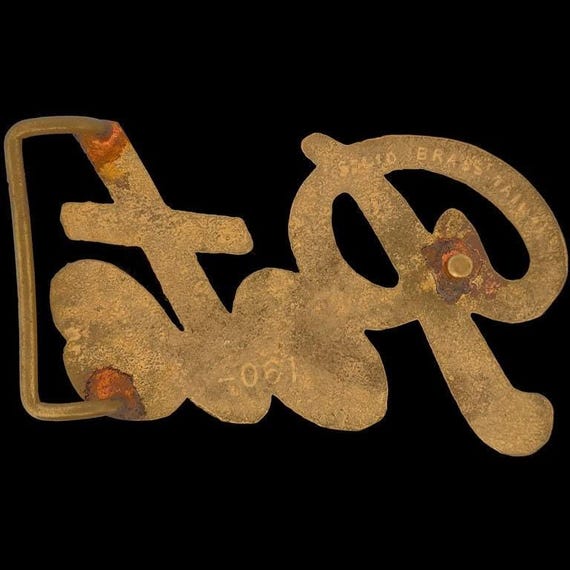Brass Pete Peter Name Initial Retro Old School Hi… - image 2
