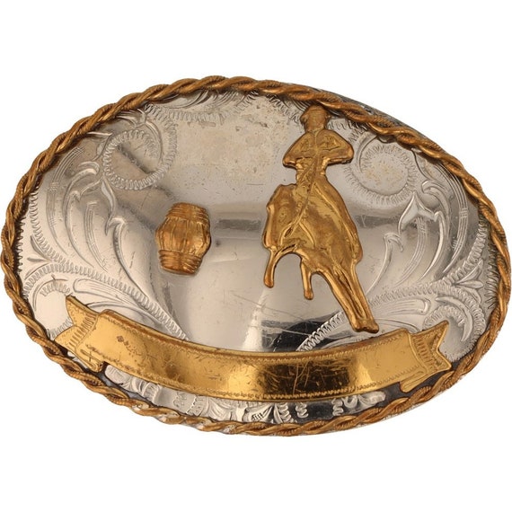 Étriers Trophée Argentés Gravés Style Battle Racing - Occasion, Aluminium