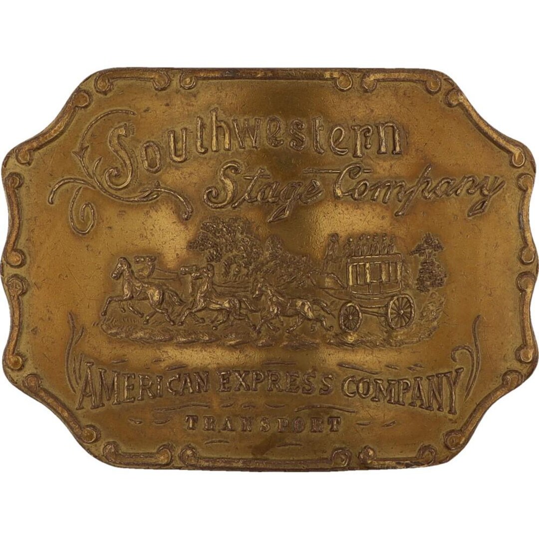 真鍮製 ウェルズ・ファーゴ ポニー・エクスプレス 鉱山 西部劇