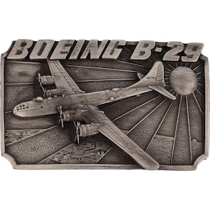 New Ww2 Boeing B-29 Superfortress Bomber Wwii Military Usaf Nos Vintage Belt Buckle Air Force Army Aviation