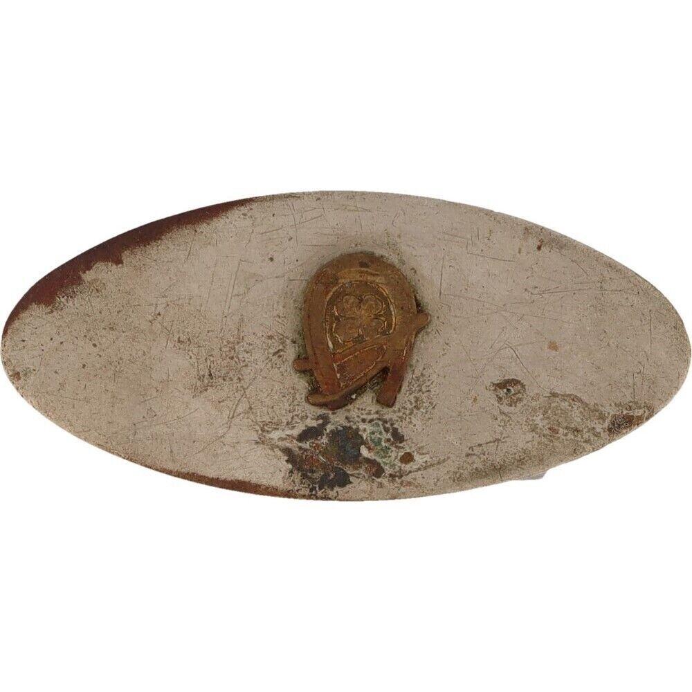 Fibbia Cintura Western Morte Con Teschio E Ossa – Verde E Argento – Stile Biker Vintage - Foto 2