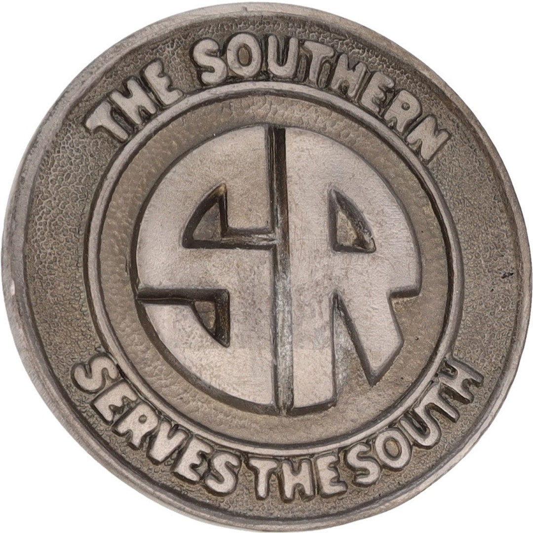Sr Southern Serves South Railway Railroad Rr Ry Train Sign Nos Vintage ...
