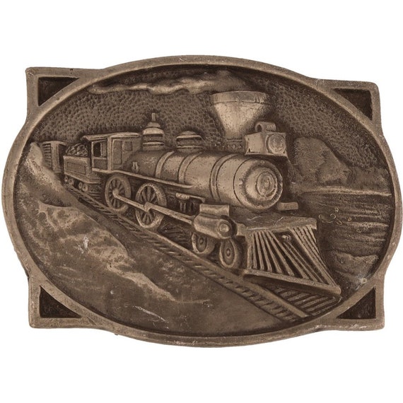 Antique Steam Engine Locomotive Train Railroad Ra… - image 1