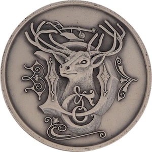 John Deere 1884 Trademark Deer Stag Farmer Farming 80s Nos Vintage Belt Buckle Agricultural Equipment Hunter Hunting Jd Farm Farmer Western