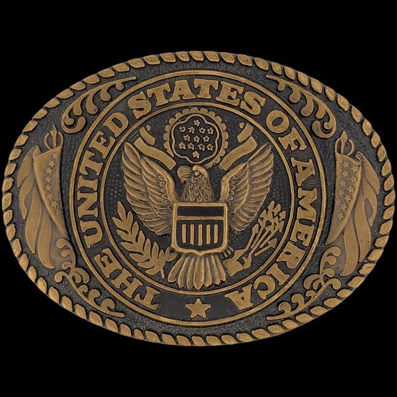 Brass Seal United States America Veteran Western … - image 1