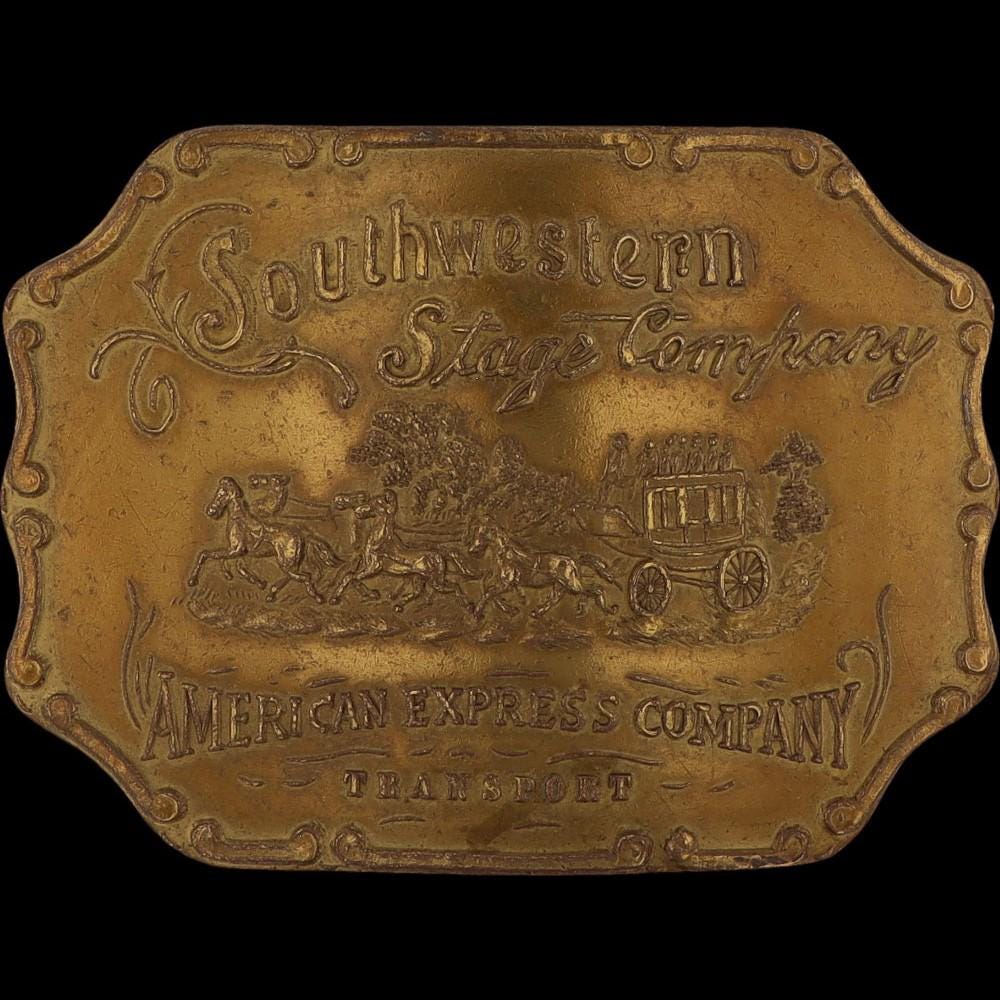 真鍮製 ウェルズ・ファーゴ ポニー・エクスプレス 鉱山 西部劇