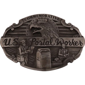Servicio Postal de los Estados Unidos Trabajador de correos Cartero Números de la oficina postal Hebilla de cinturón antigua Supervisor de cartero Administrador de correos Empleado de los Estados Unidos de la USPO