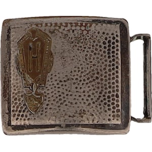 Hebilla de cinturón vintage con la letra H pequeña, estilo art déco victoriano antiguo, nombre inicial Hank, década de 1920, Henry Howard, Hugh, Hannah, Heather, Hailey, Hudson, Hunter