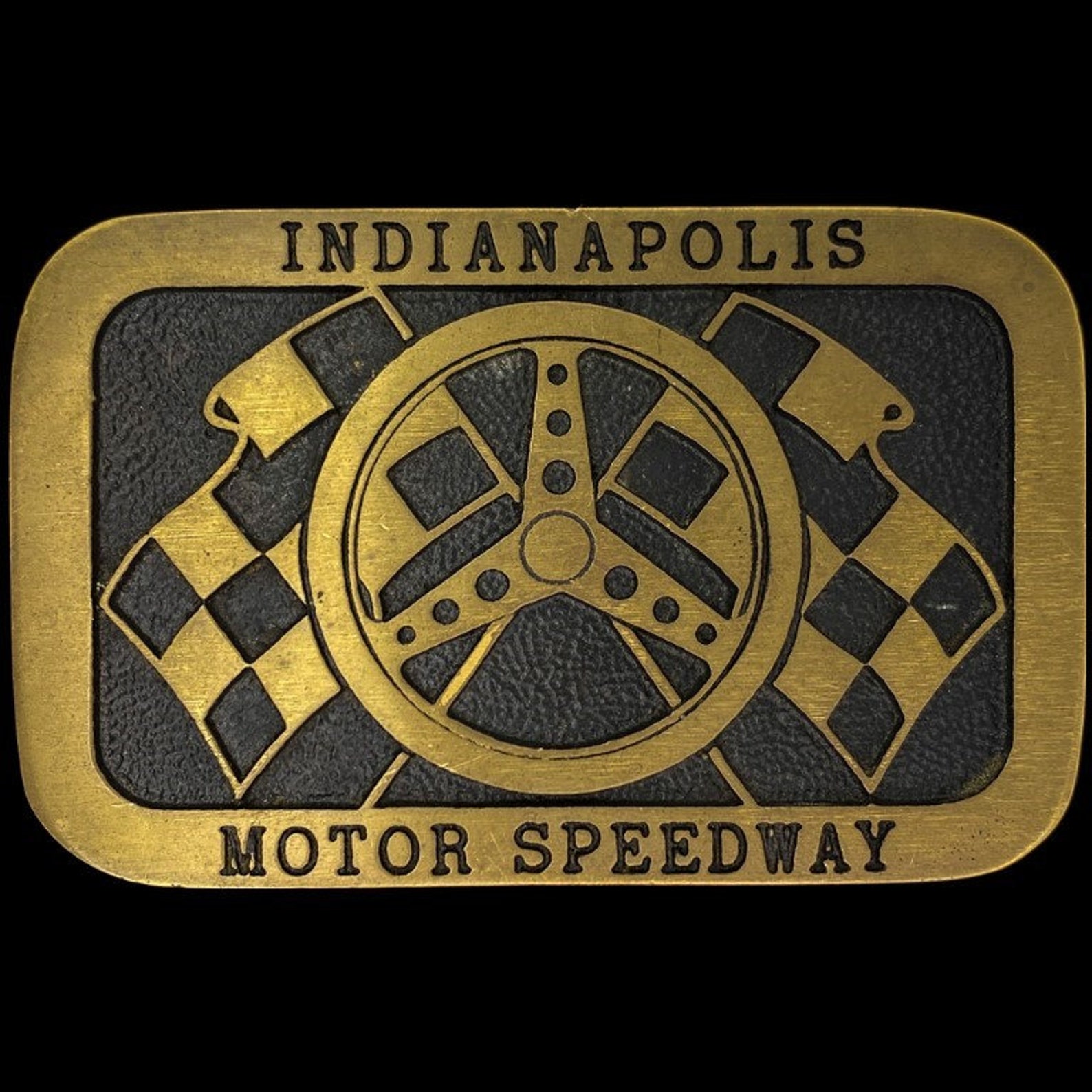 Brass Indy Indianapolis 500 Motor Speedway Racing Fan 1970s Etsy