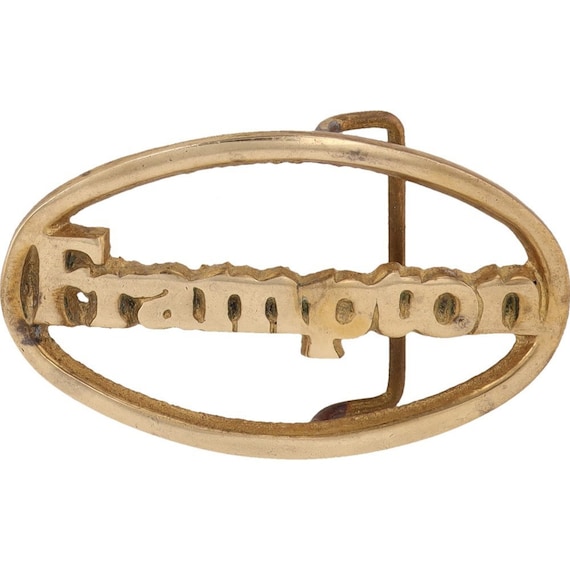 Brass Peter Frampton Band Music Rock Roll Hippy H… - image 1