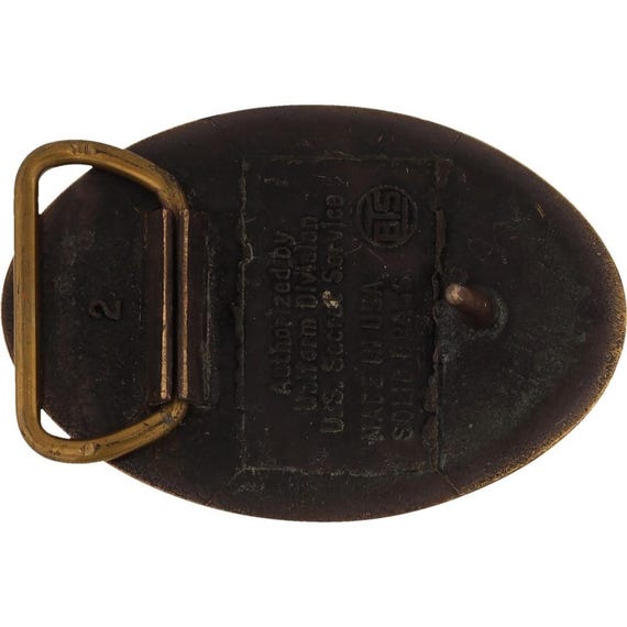 Brass Secret Service Cia Fbi Star Rare Protection Security  display picture 2