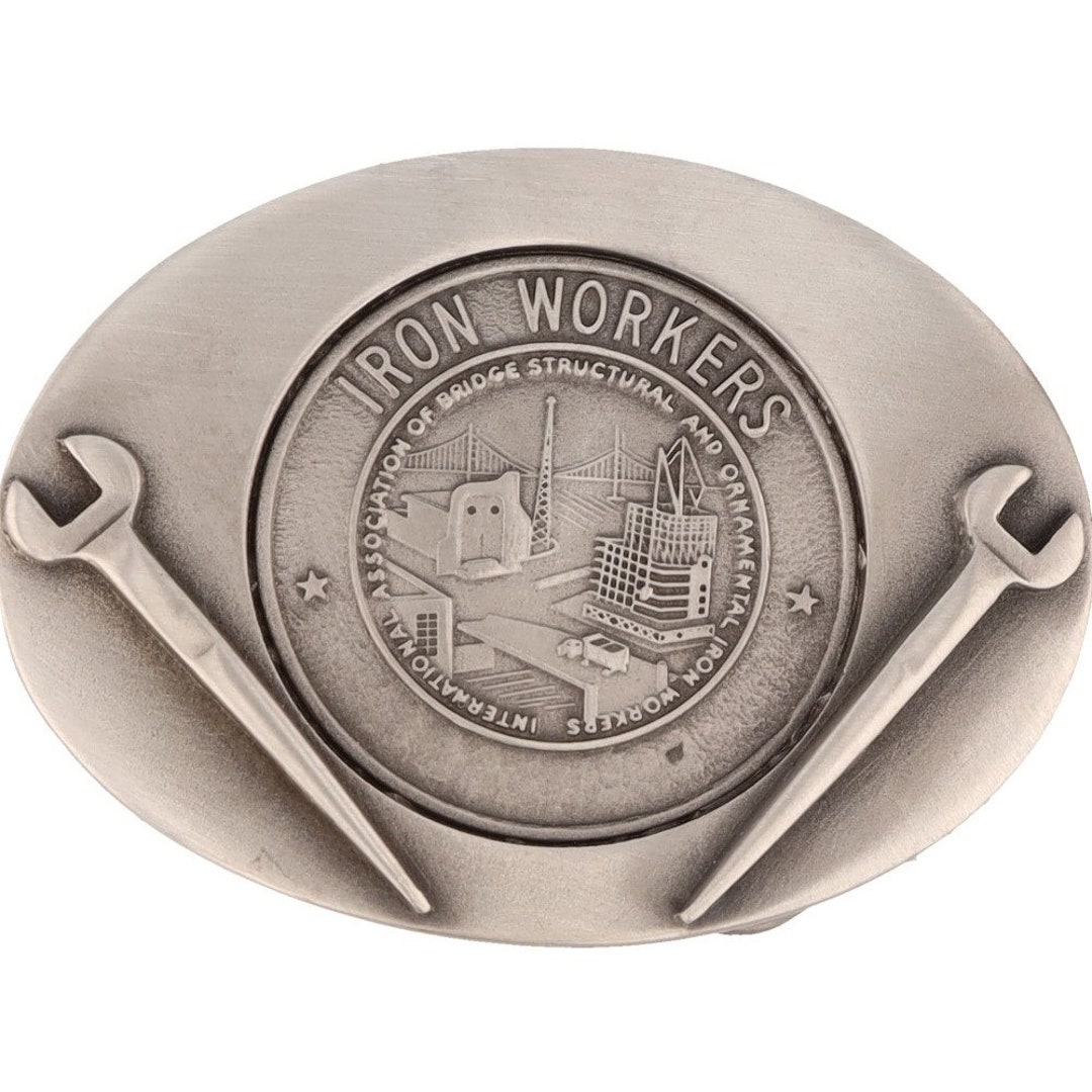 New Iron Worker Union Assn Bridge Structural Ornamental 70s Vintage