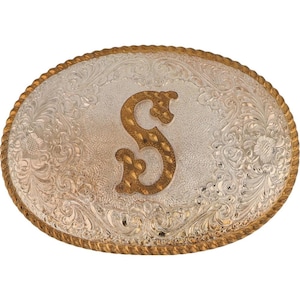 Nueva hebilla de cinturón vintage plateada con la letra P y el nombre inicial: Sam Scott, Steve Shawn, Seth, Samuel Sawyer, Steven Spencer, Stephen Sean Sterling y Shane