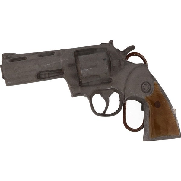 357 Magnum Mag Smith Wesson Revolver Gun Pistol S & W 1990s Vintage Belt Buckle Cowboy Hunter Hunting Handgun Hunt
