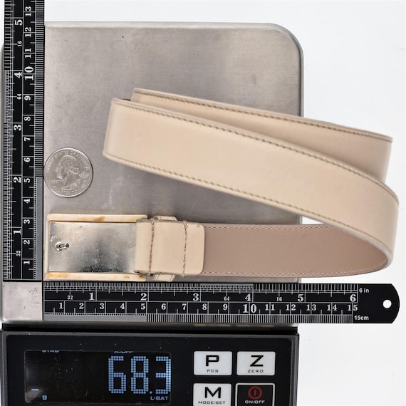 Prada Milano Marbled Rectangular Logo Buckle Leat… - image 10