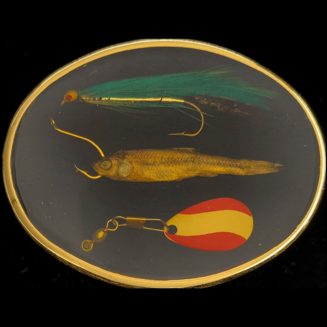 22kgp Bass Fish Fishing Fisherman Lure Western Von West 80s  display picture 1
